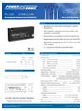 Technical Specifications for (Power-Sonic Batteries, 12 Volts) PS-1223 PC 12V 2.3Ah SLA Battery